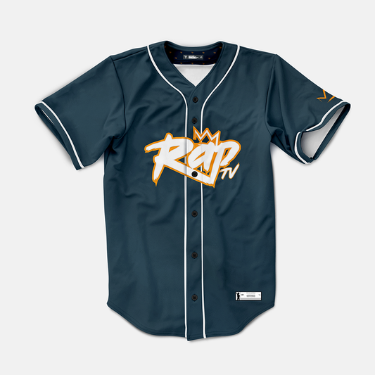 Rap TV Signature Grey Baseball Jersey
